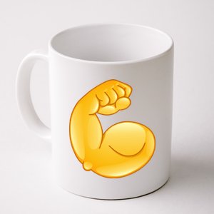 Muscle Strong Arm Flex Emoji Coffee Mug