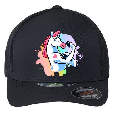 Muscle Unicorn Flexfit Unipanel Trucker Cap