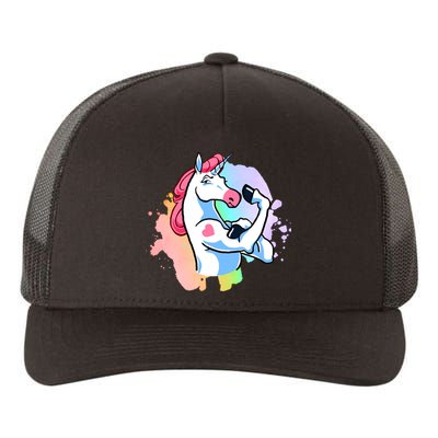 Muscle Unicorn Yupoong Adult 5-Panel Trucker Hat