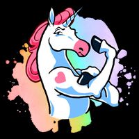 Muscle Unicorn Apron