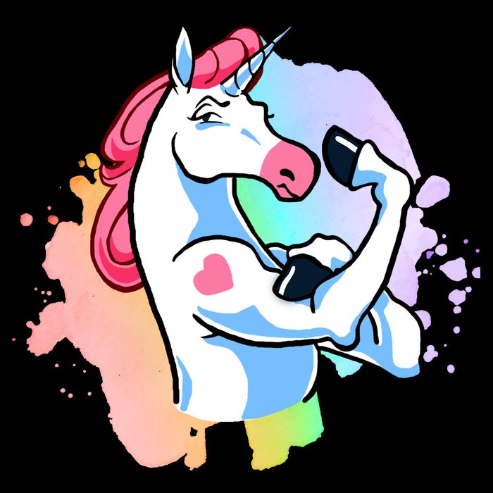 Muscle Unicorn Apron