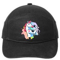 Muscle Unicorn 7-Panel Snapback Hat