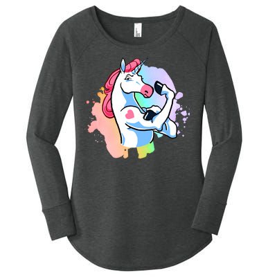 Muscle Unicorn Women's Perfect Tri Tunic Long Sleeve Shirt