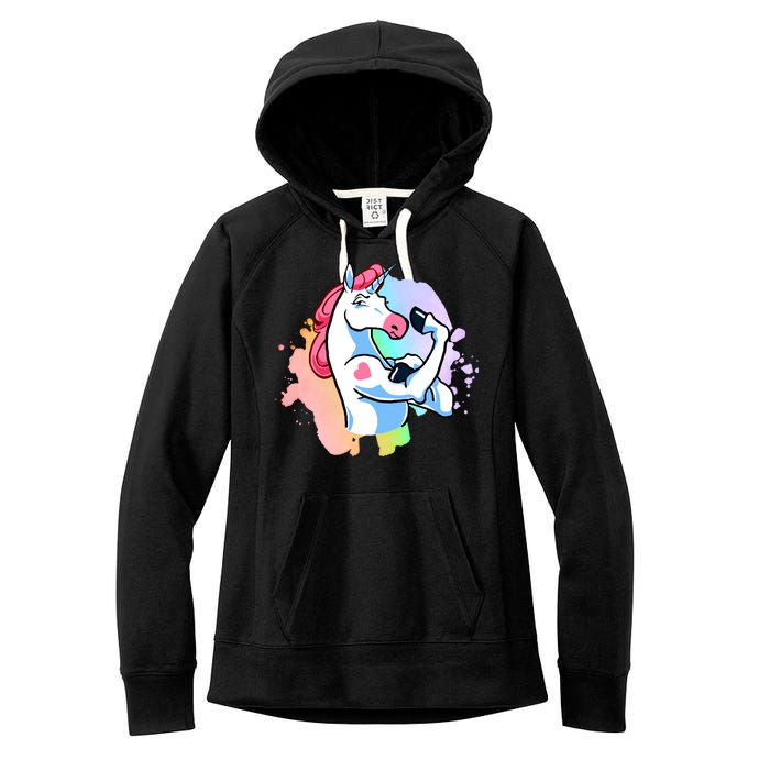 Muscle Unicorn Women's Fleece Hoodie