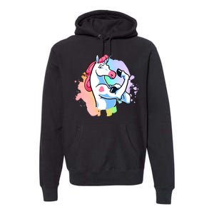 Muscle Unicorn Premium Hoodie