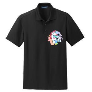 Muscle Unicorn Dry Zone Grid Polo