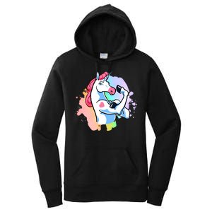 Muscle Unicorn Women's Pullover Hoodie