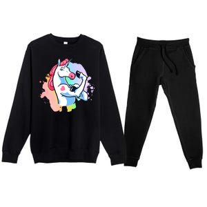 Muscle Unicorn Premium Crewneck Sweatsuit Set