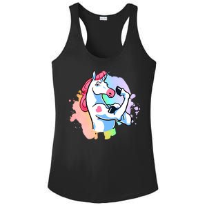 Muscle Unicorn Ladies PosiCharge Competitor Racerback Tank