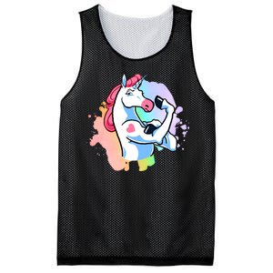 Muscle Unicorn Mesh Reversible Basketball Jersey Tank