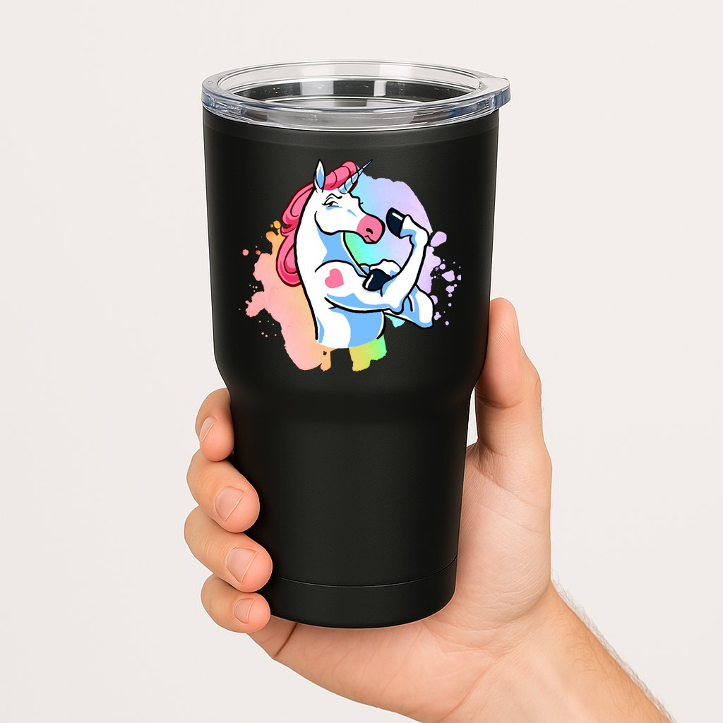 Muscle Unicorn Tumbler