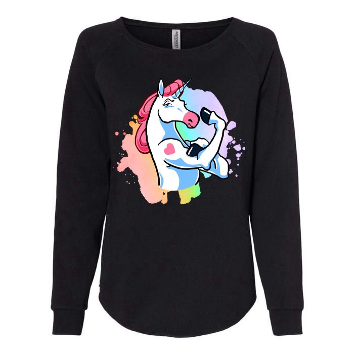 Muscle Unicorn Womens California Wash Sweatshirt