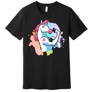 Muscle Unicorn Premium T-Shirt