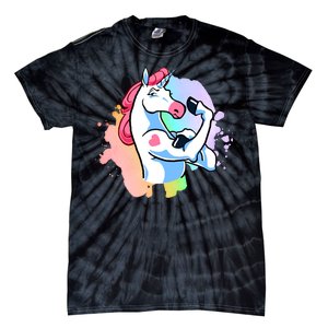 Muscle Unicorn Tie-Dye T-Shirt