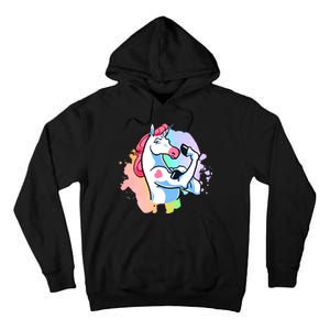 Muscle Unicorn Tall Hoodie