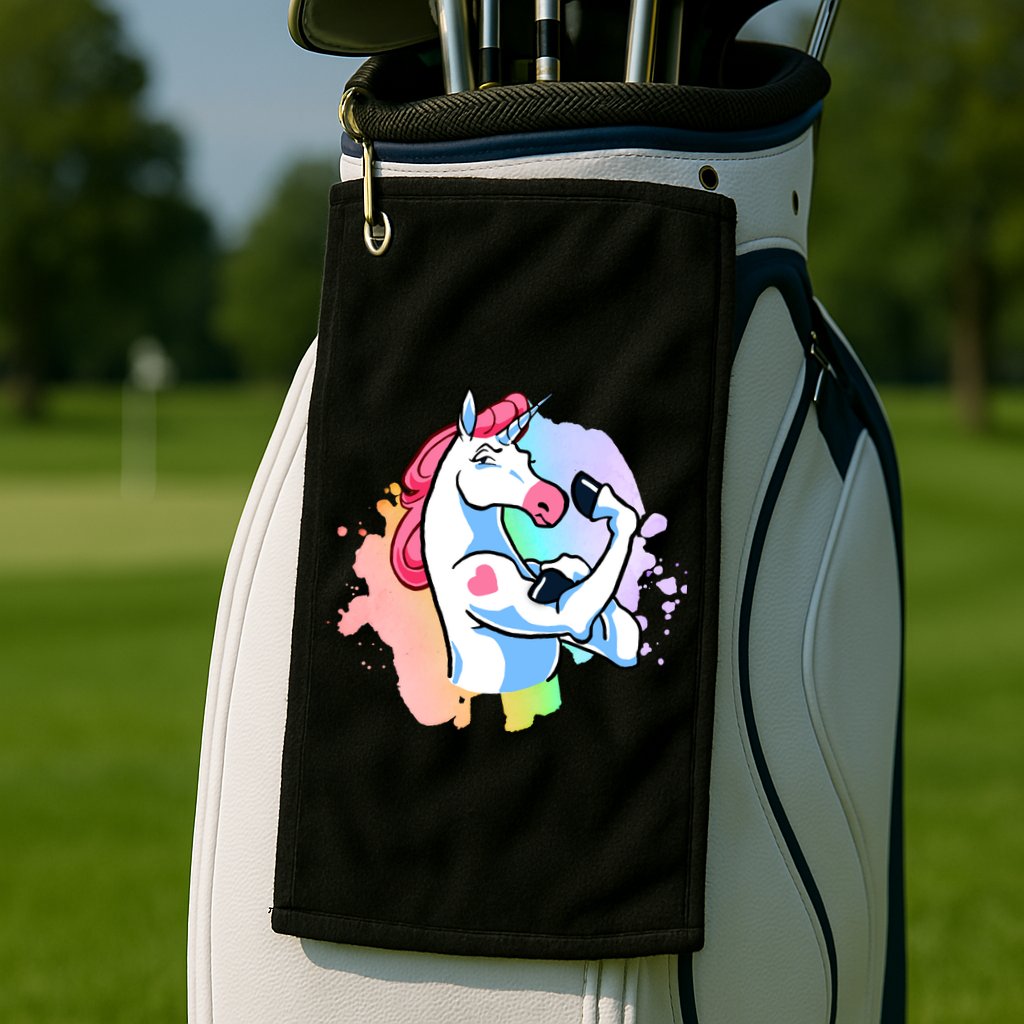 Muscle Unicorn Golf Towel