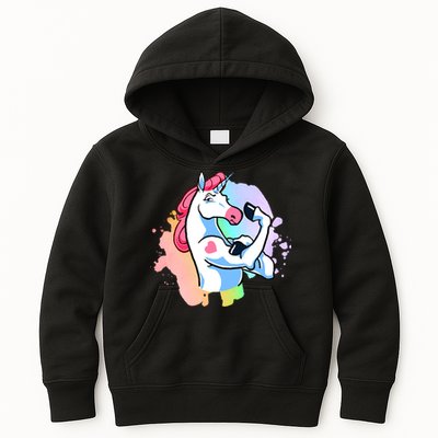 Muscle Unicorn Kids Hoodie