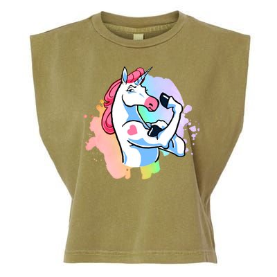 Muscle Unicorn Garment-Dyed Women's Muscle Tee