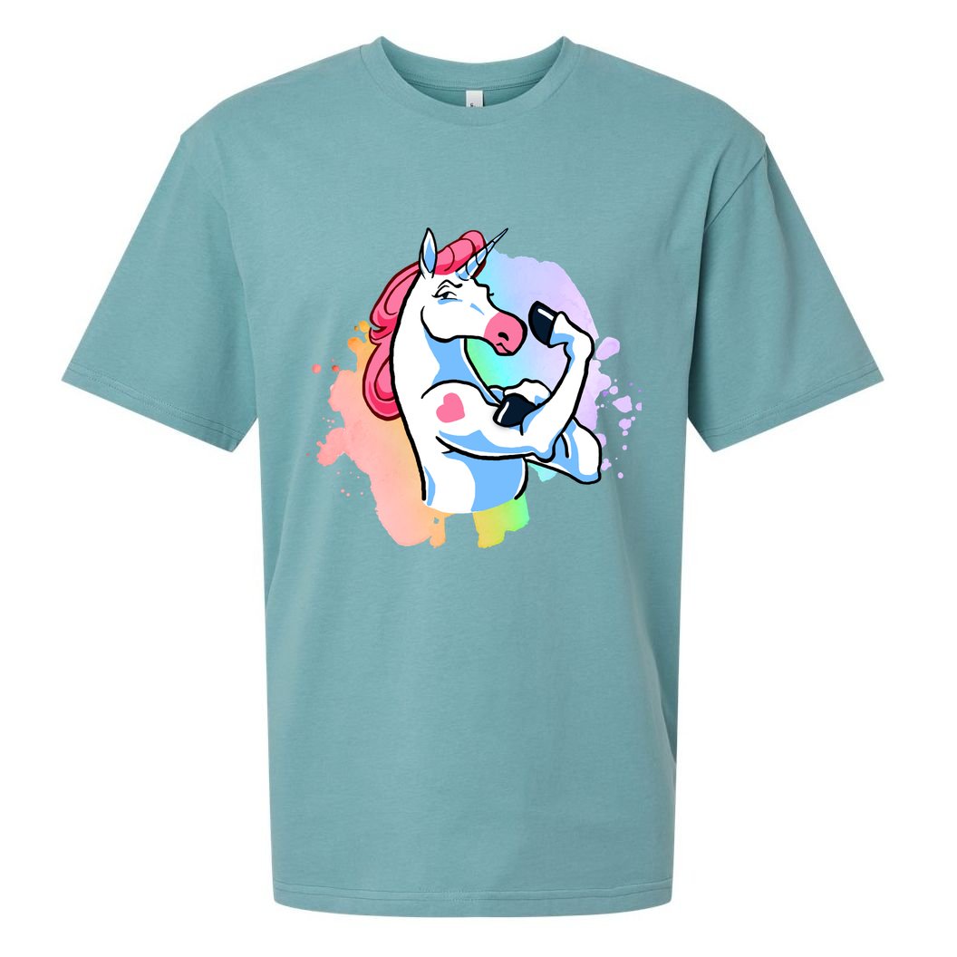 Muscle Unicorn Sueded Cloud Jersey T-Shirt
