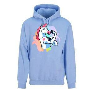 Muscle Unicorn Unisex Surf Hoodie