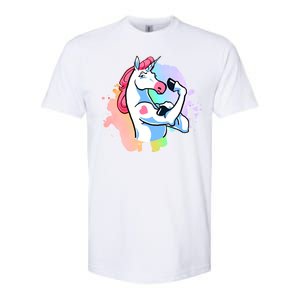 Muscle Unicorn Softstyle CVC T-Shirt