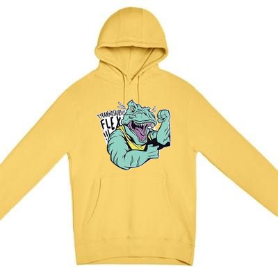 Muscular Trex Flex Premium Pullover Hoodie