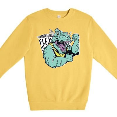 Muscular Trex Flex Premium Crewneck Sweatshirt