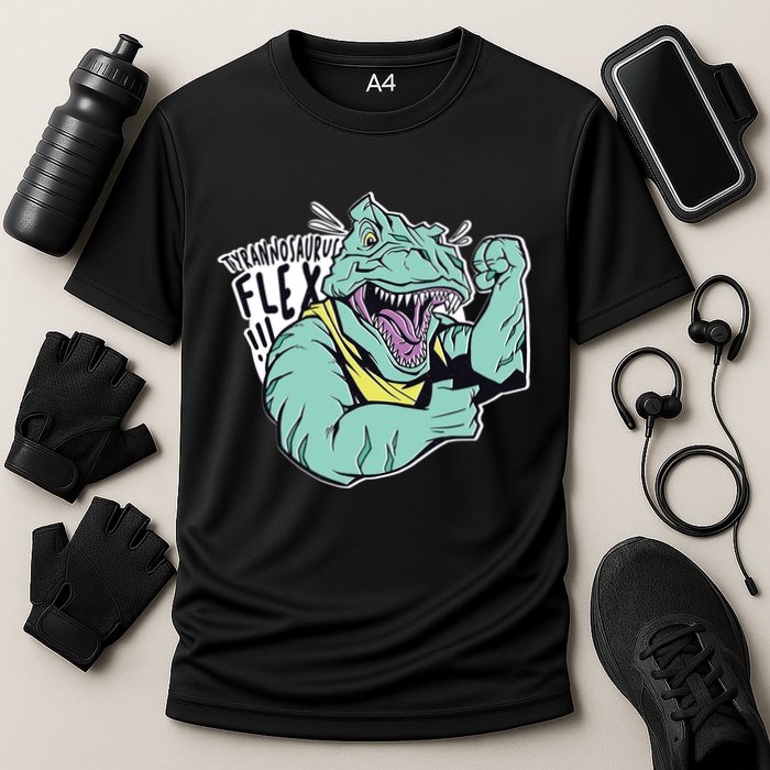 Muscular Trex Flex Cooling Performance Crew T-Shirt