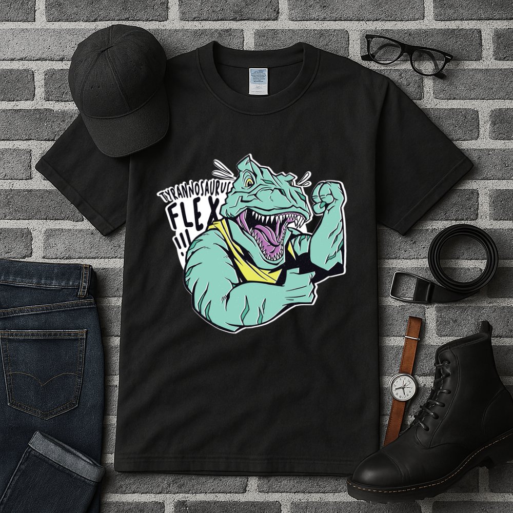 Muscular Trex Flex Tall T-Shirt
