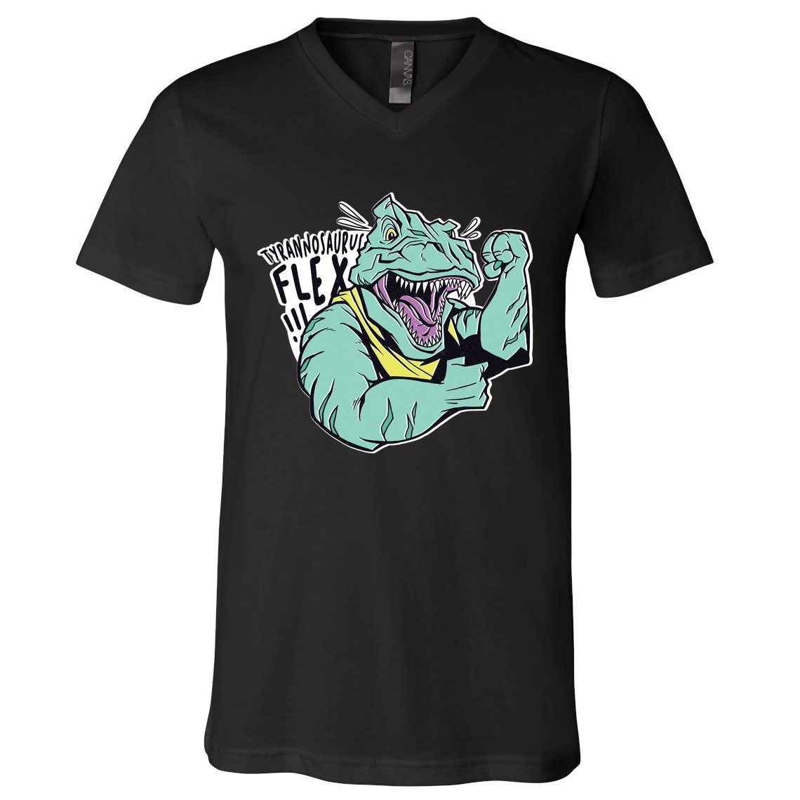 Muscular Trex Flex V-Neck T-Shirt