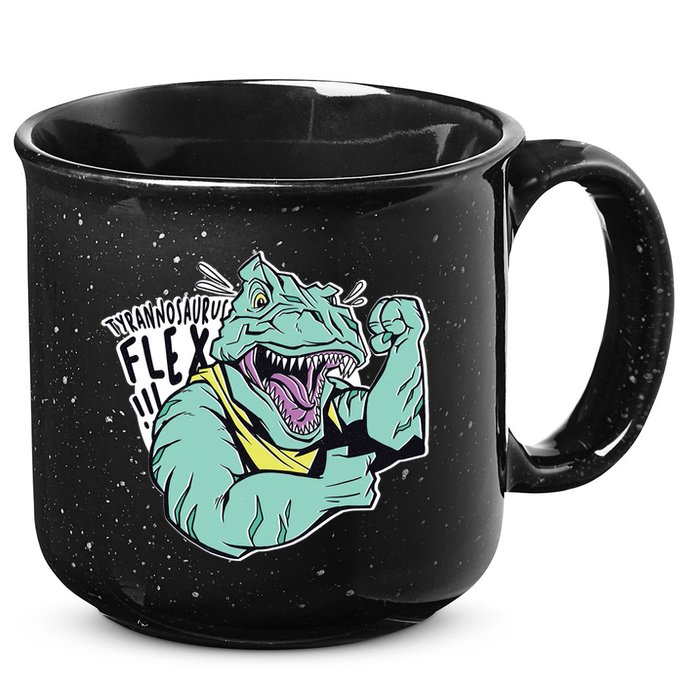 Muscular Trex Flex 15oz Campfire Ceramic Mug