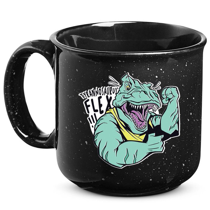 Muscular Trex Flex 15oz Campfire Ceramic Mug