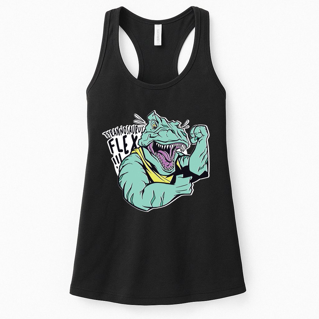Muscular Trex Flex Womens Tank Top