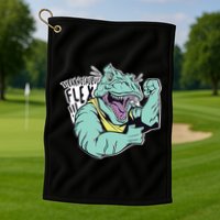 Muscular Trex Flex Golf Towel