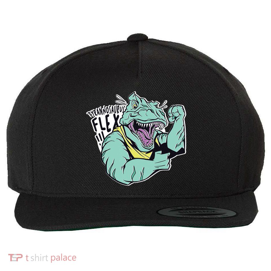 Muscular Trex Flex Wool Snapback Cap