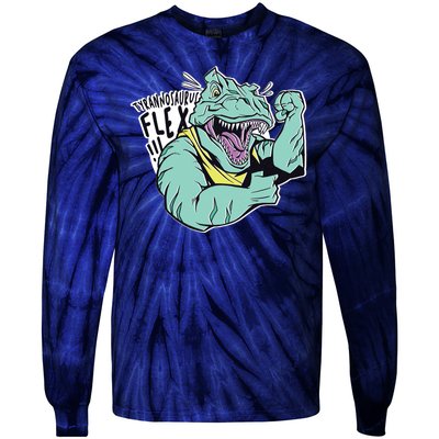 Muscular Trex Flex Tie-Dye Long Sleeve Shirt