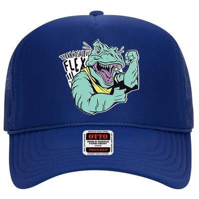 Muscular Trex Flex High Crown Mesh Back Trucker Hat