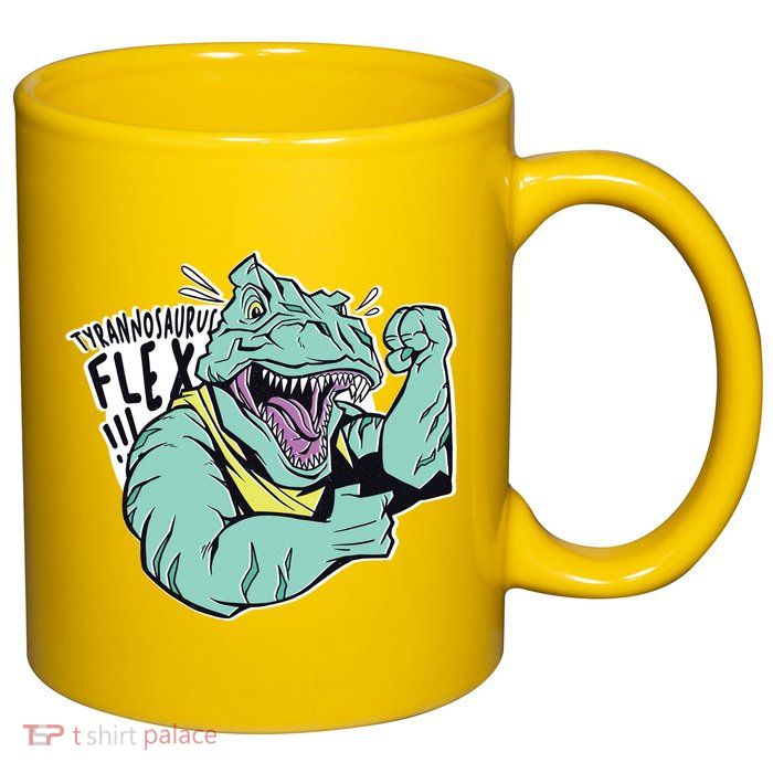 Muscular Trex Flex 11oz C Handle Ceramic Mug