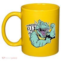 Muscular Trex Flex 11oz C Handle Ceramic Mug