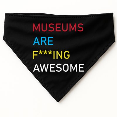 Museums Are F***ing Awesome   USA-Made Doggie Bandana