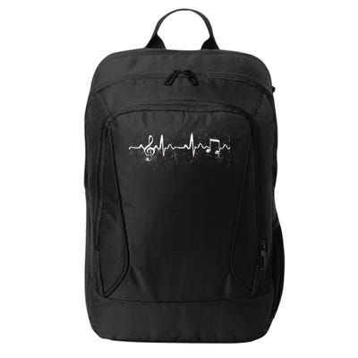 Music Heartbeat Pulse City Backpack