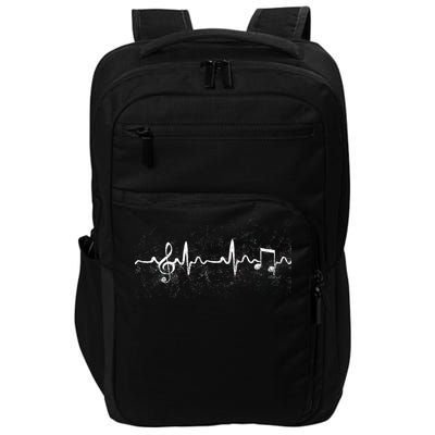 Music Heartbeat Pulse Impact Tech Backpack