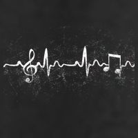 Music Heartbeat Pulse 11oz C Handle Ceramic Mug