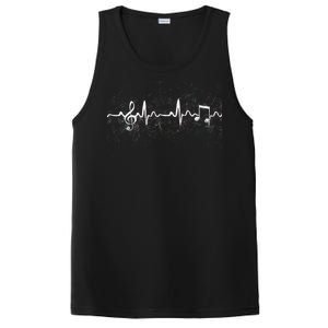 Music Heartbeat Pulse PosiCharge Competitor Tank