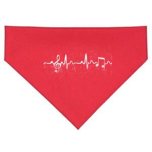 Music Heartbeat Pulse USA-Made Doggie Bandana