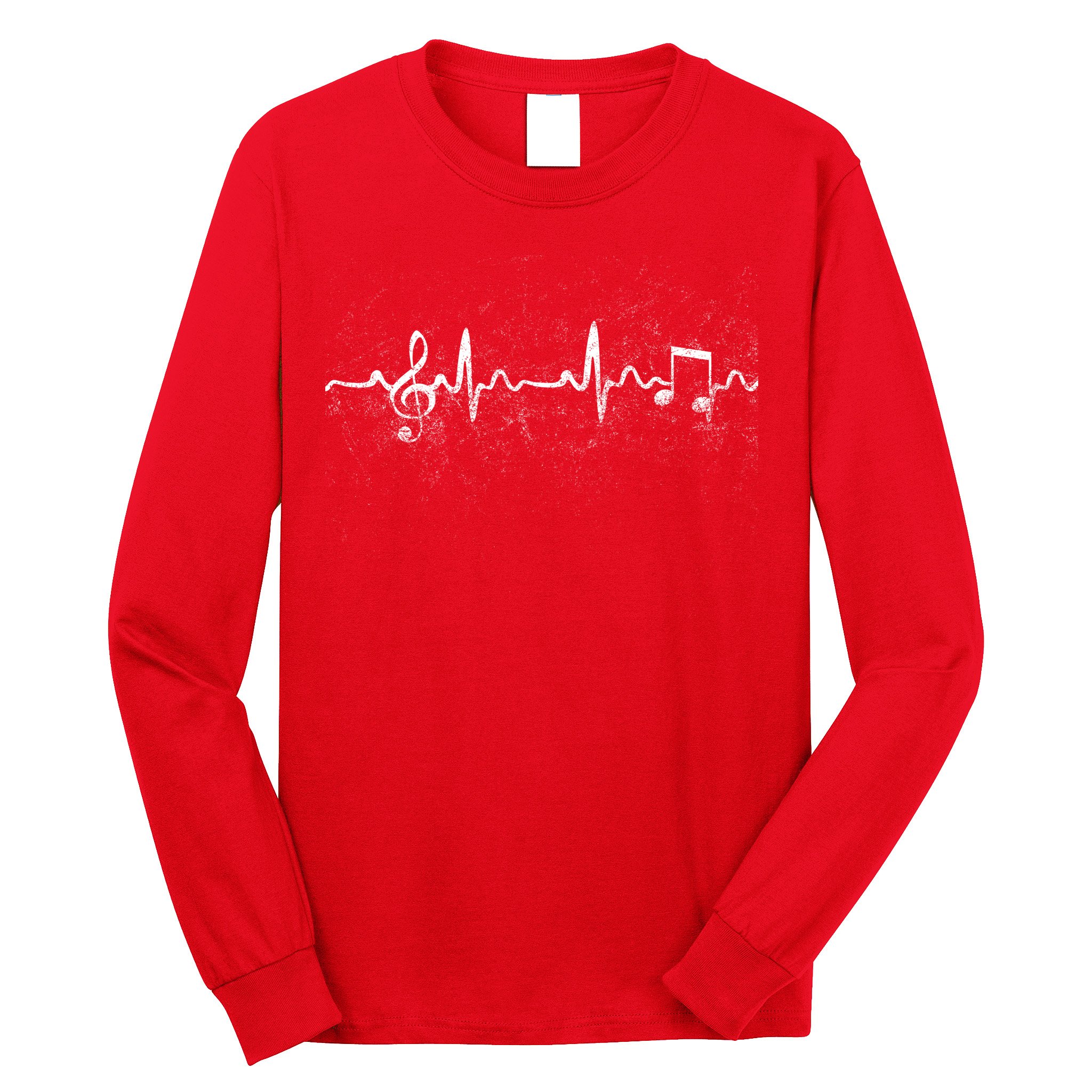 Music Heartbeat Pulse Long Sleeve Shirt