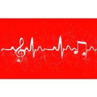 Music Heartbeat Pulse Bumper Sticker