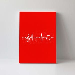 Music Heartbeat Pulse Canvas