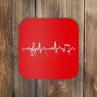 Music Heartbeat Pulse Coaster