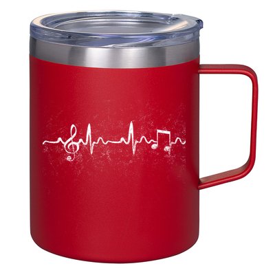 Music Heartbeat Pulse 12oz Stainless Steel Coffee Mug